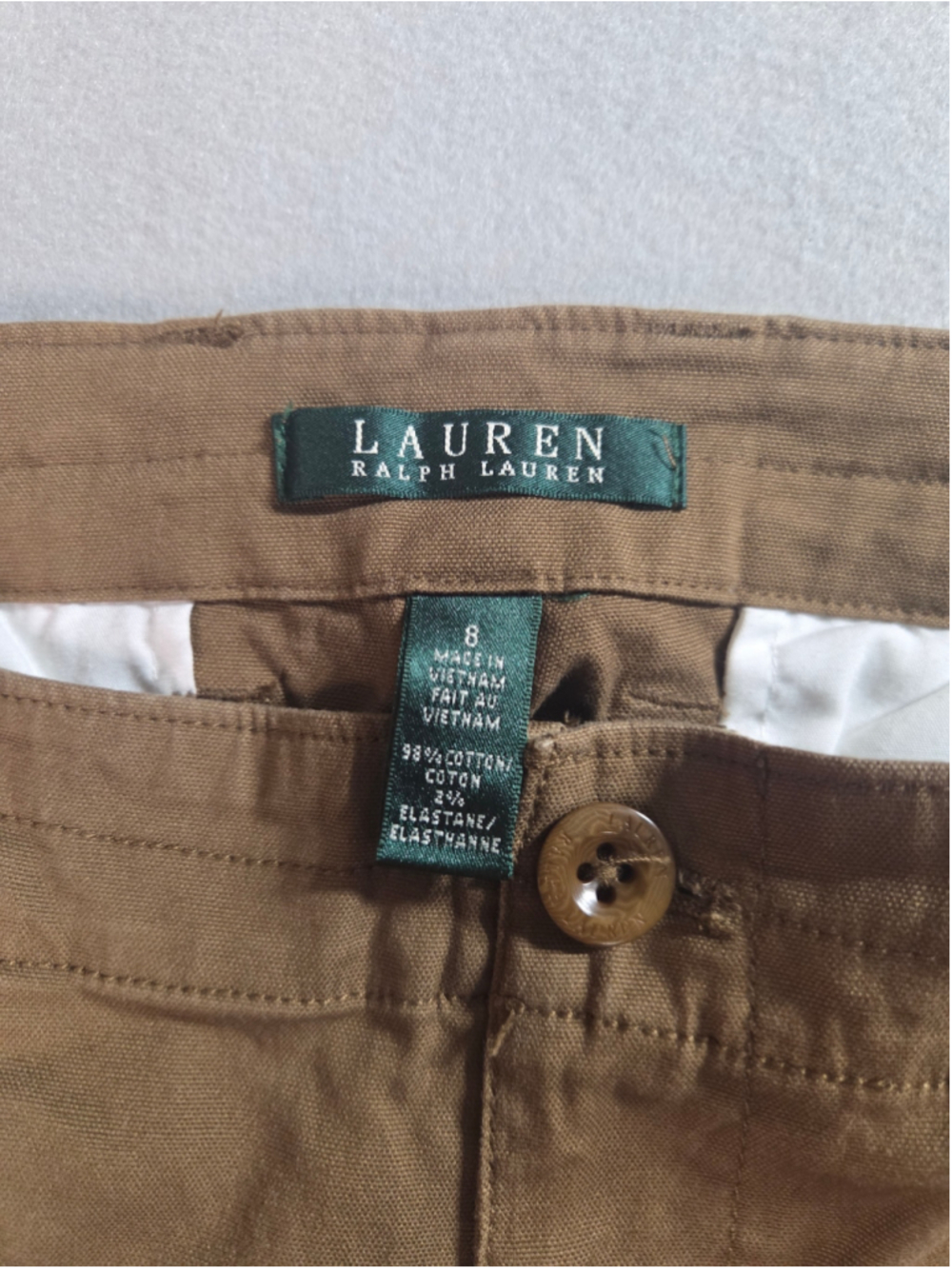 Women's Lauren Ralph Lauren Cargo Pants Brown Size 8